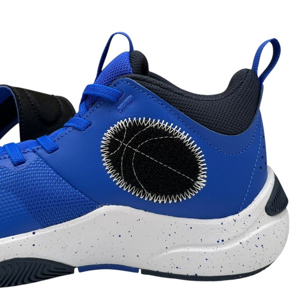 Nike Team Hustle Youth Boys Slip-on Athletic Sneakers Size 6Y Royal Blue-White - Picture 8 of 14